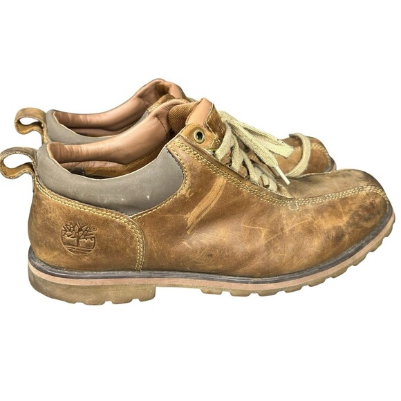 Timberland Brown Leather Loafers - Picture 1 of 9